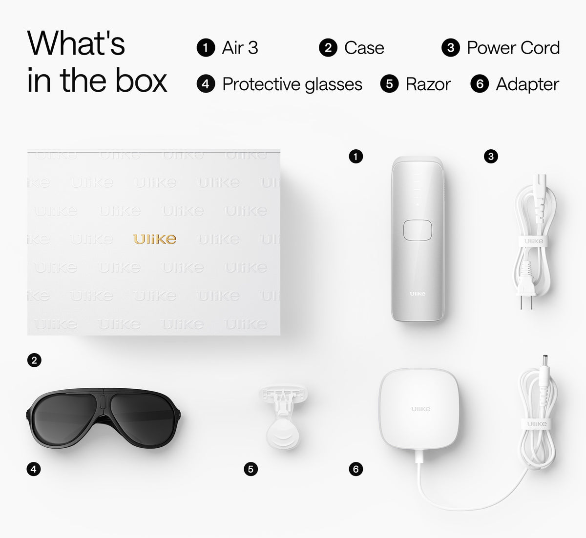 Ulike Air 3 White what's in the box